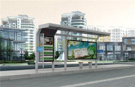 青島公共自行車棚制作廠家時(shí)達(dá)廣告制品廠